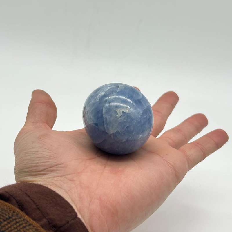 Blue Calcite Egg