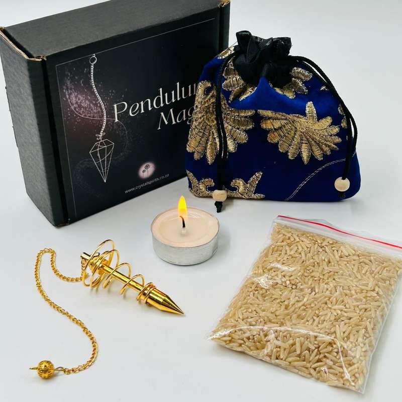 Gold Metal Spiral Pendulum Kit