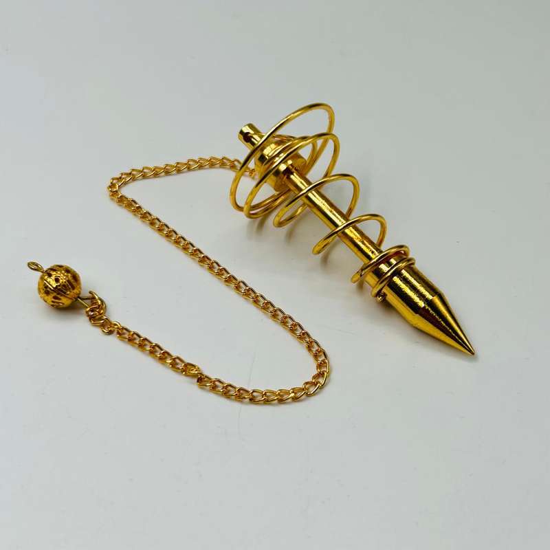 Gold Metal Spiral Pendulum Kit