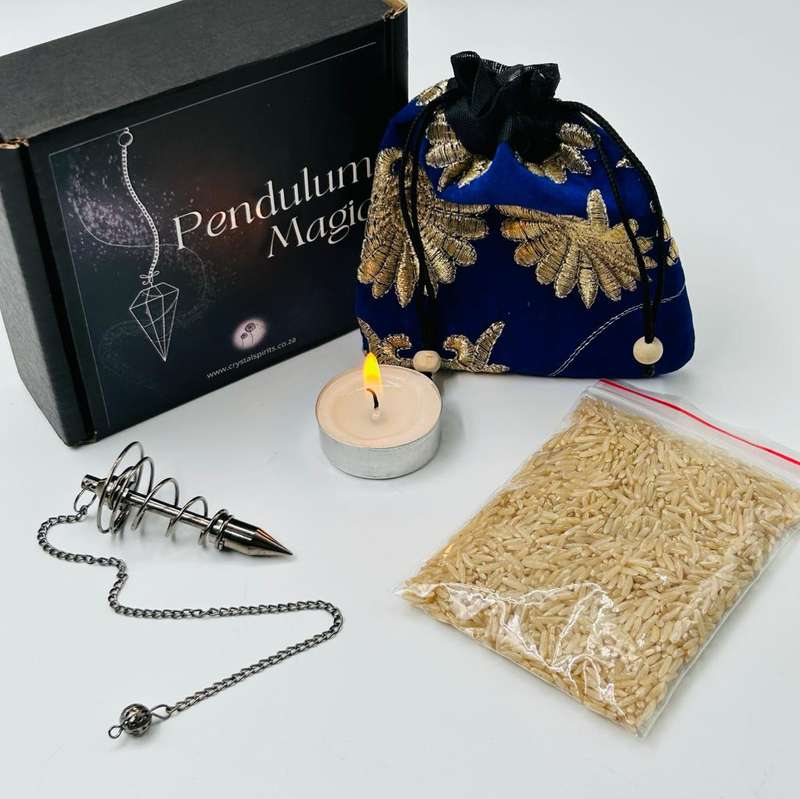 Gun Metal Spiral Pendulum Kit