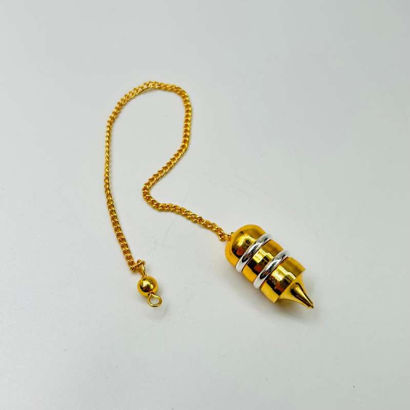 Petite Brass Bullet Shaped Pendulum Kit