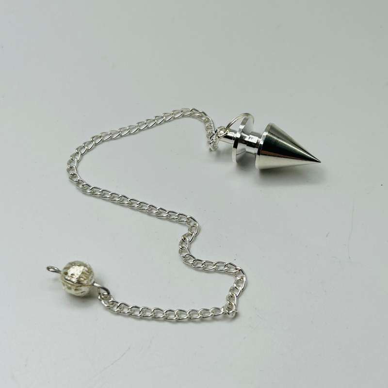 Petite Pyramid Shaped White Metal Pendulum Kit