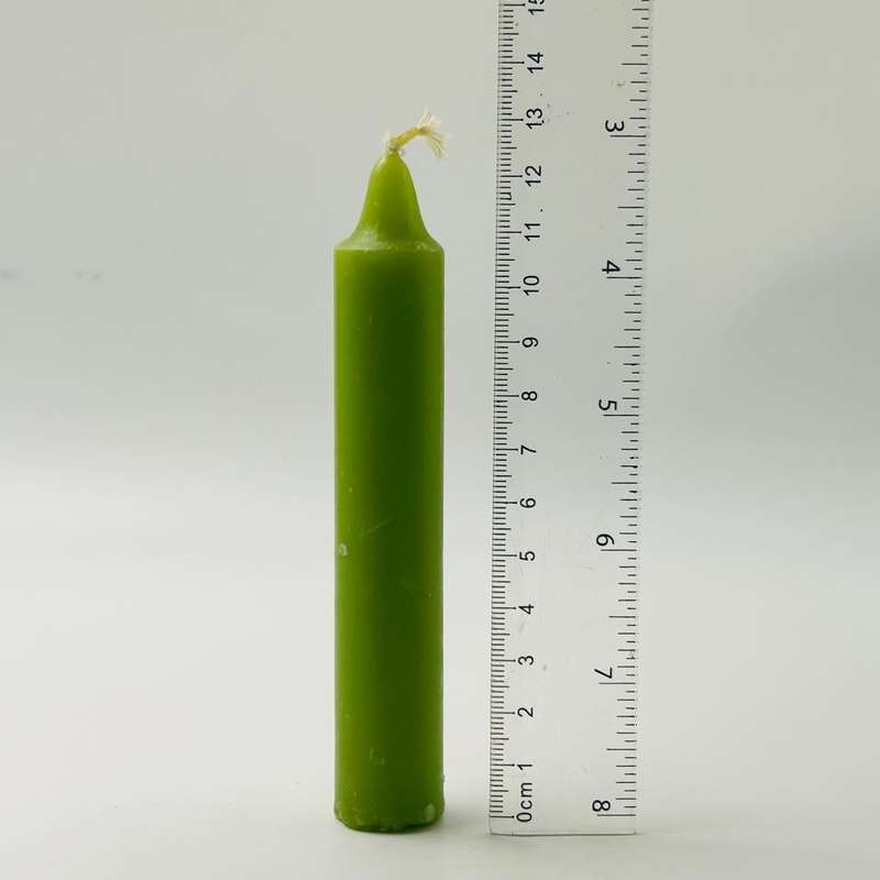 Lime Green Solid Coloured Ritual Candles