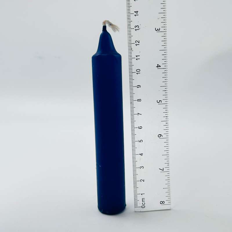 Blue Solid Coloured Ritual Candles