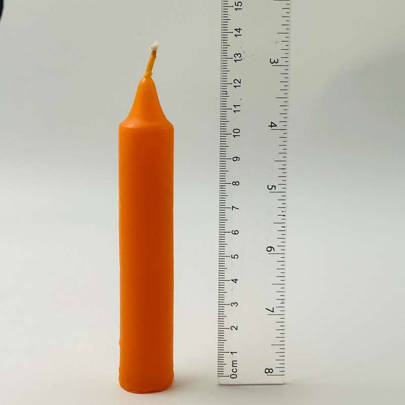 Orange Solid Coloured Ritual Candles