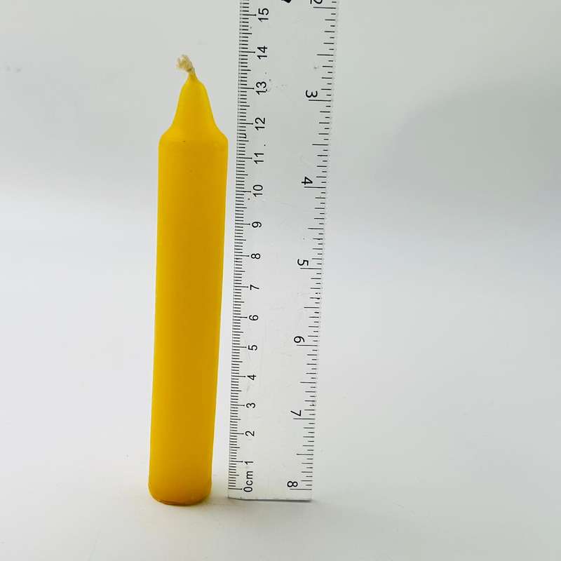 Yellow Solid Coloured Ritual Candles
