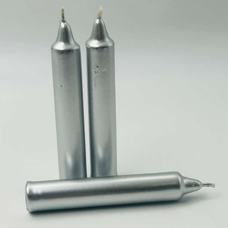 Silver Coloured Ritual Candles