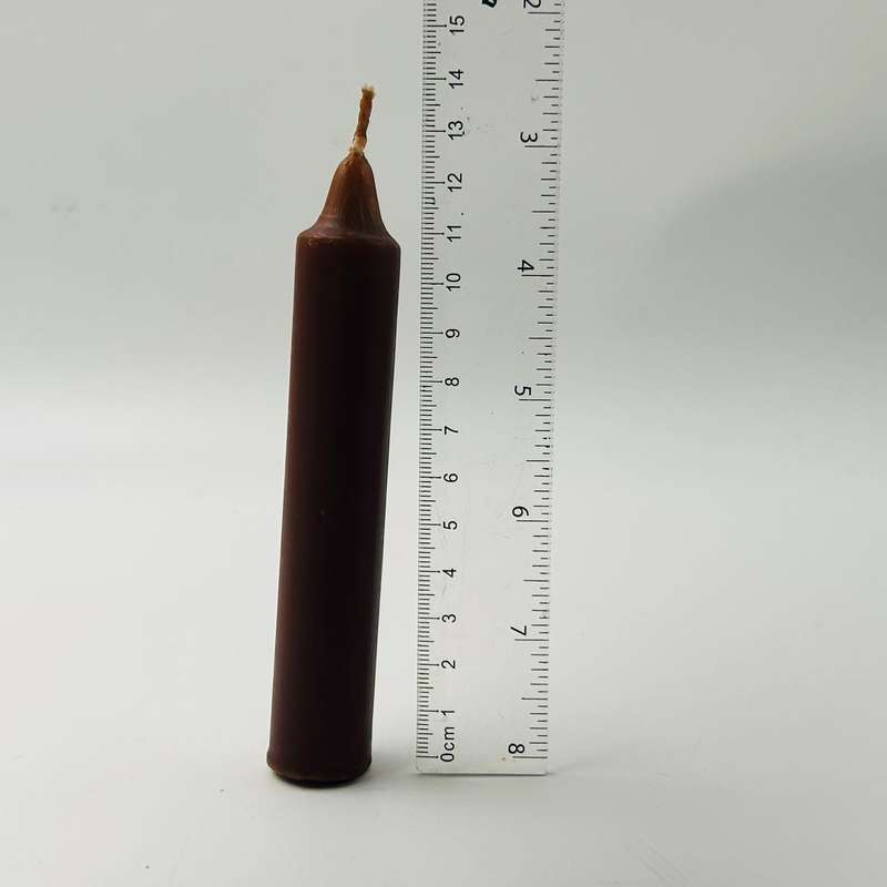 Brown Solid Coloured Ritual Candles