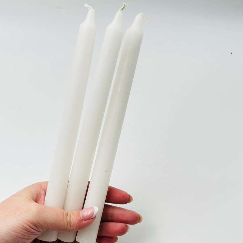 White Shrine Solid Candle