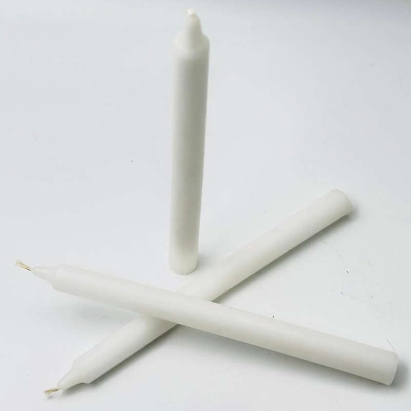 White Shrine Solid Candle