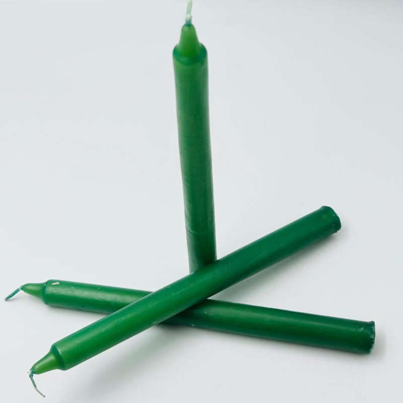Green Shrine Solid Candle