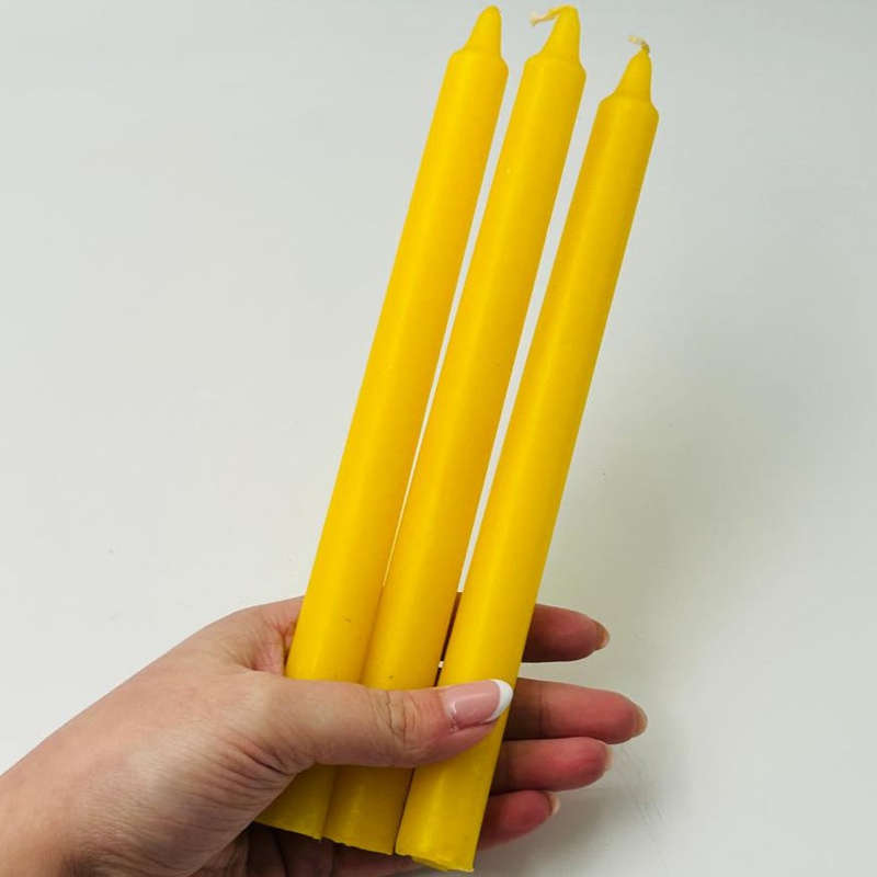 Yellow Shrine Solid Candle