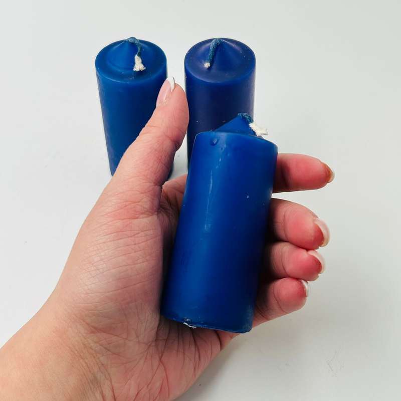 Blue Small Altar Solid Colour Candles