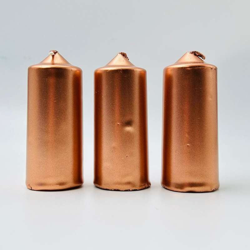 Rose Gold Small Altar Candles