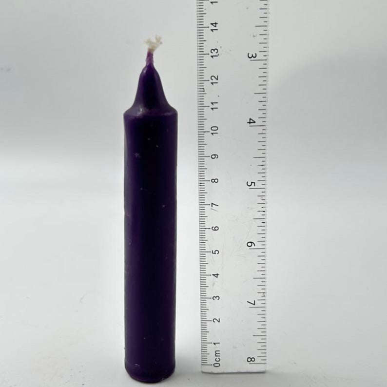 Dark Purple Solid Coloured Ritual Candles