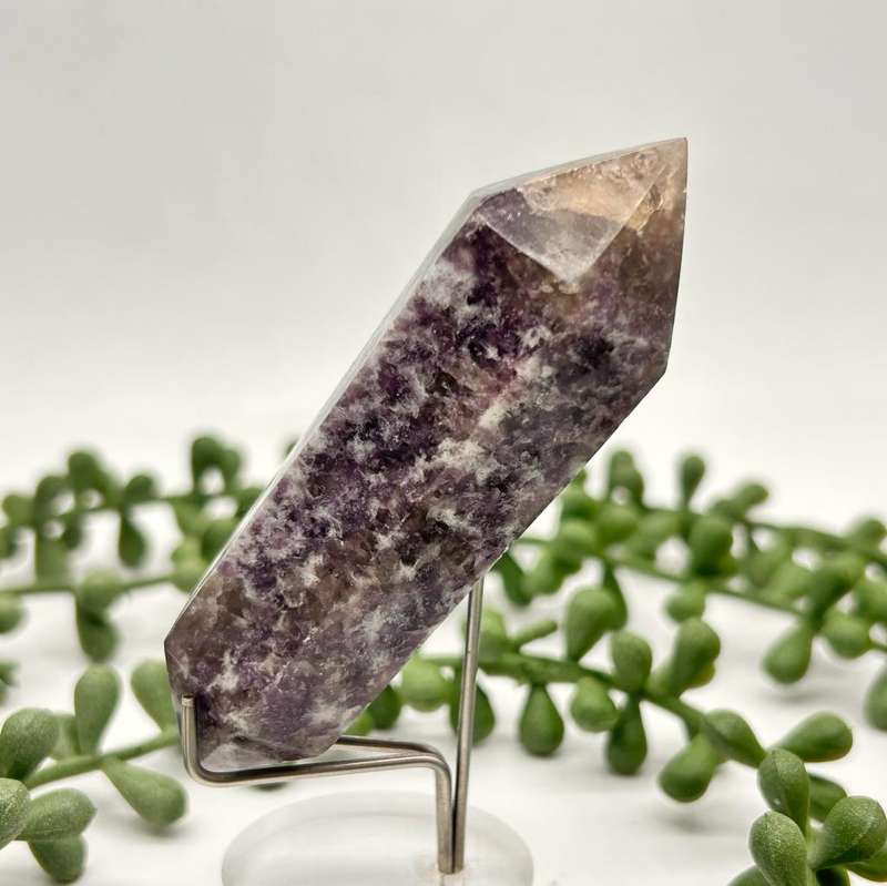 Mini Double Terminated Lepidolite Wand