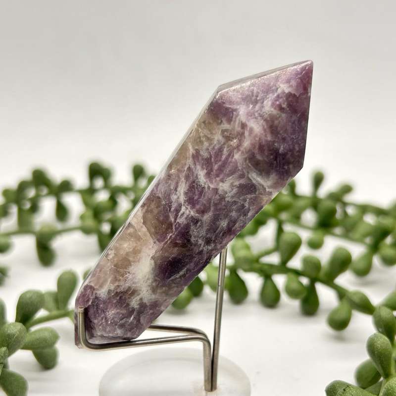 Mini Double Terminated Lepidolite Wand