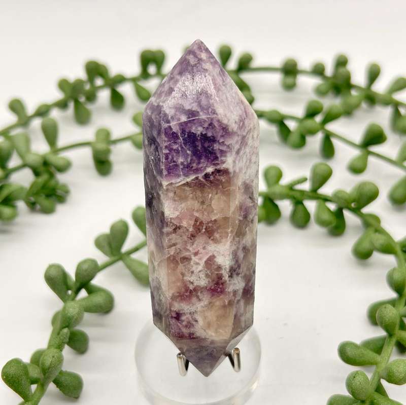 Mini Double Terminated Lepidolite Wand