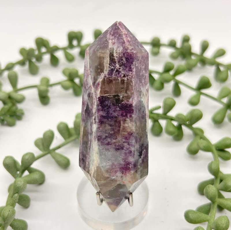 Mini Double Terminated Lepidolite Wand