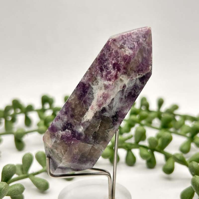 Mini Double Terminated Lepidolite Wand