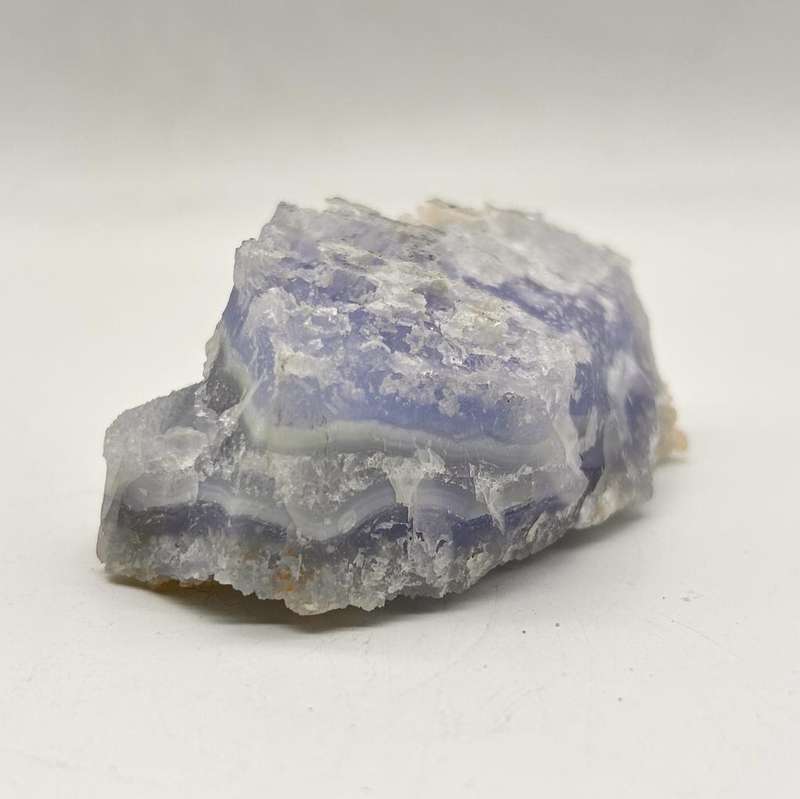 Natural Etched Blue Chalcedony (Blue Lace Agate) from Malawi