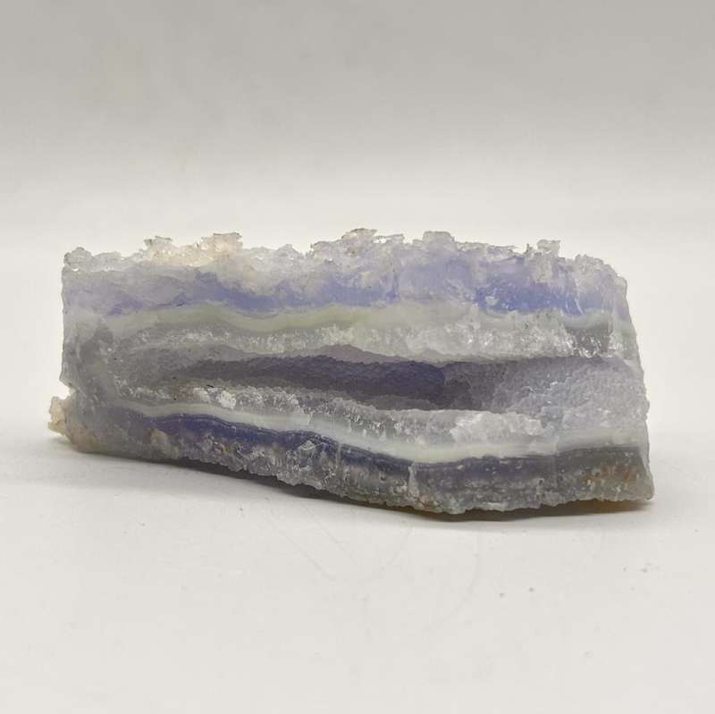 Natural Etched Blue Chalcedony (Blue Lace Agate) from Malawi