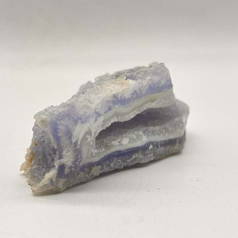 Natural Etched Blue Chalcedony (Blue Lace Agate) from Malawi