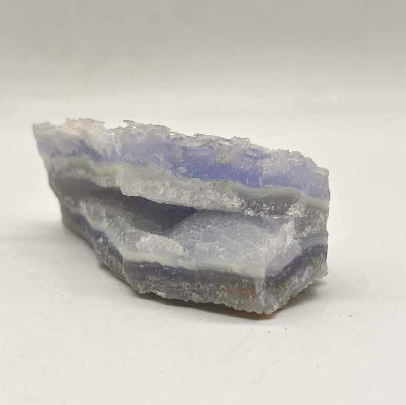 Natural Etched Blue Chalcedony (Blue Lace Agate) from Malawi