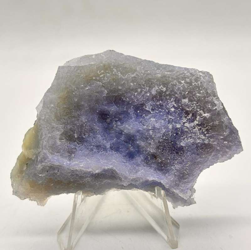 Natural Etched Blue Chalcedony (Blue Lace Agate) from Malawi