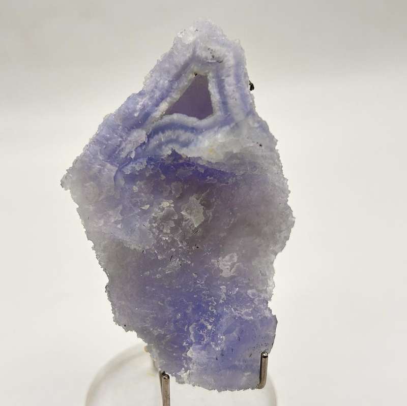 Natural Etched Blue Chalcedony (Blue Lace Agate) from Malawi