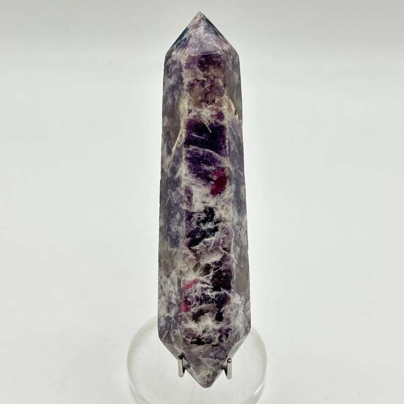 Double Terminated Lepidolite Wand for Better Business