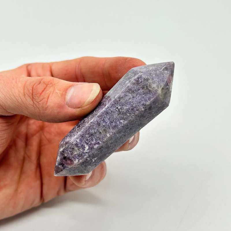 Mini Double Terminated Lepidolite Wand
