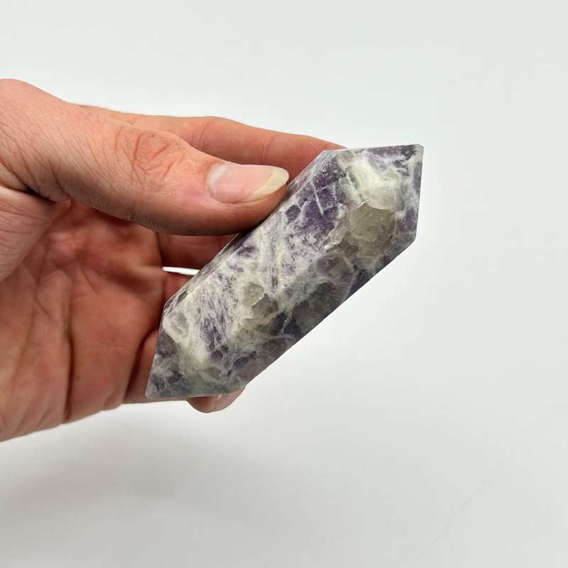 Mini Double Terminated Lepidolite Wand