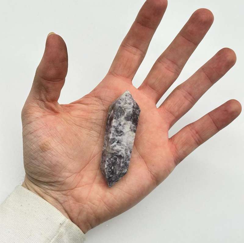Mini Double Terminated Lepidolite Wand