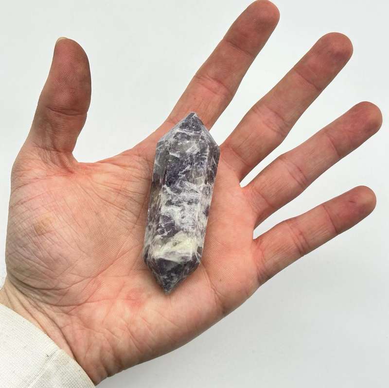 Mini Double Terminated Lepidolite Wand