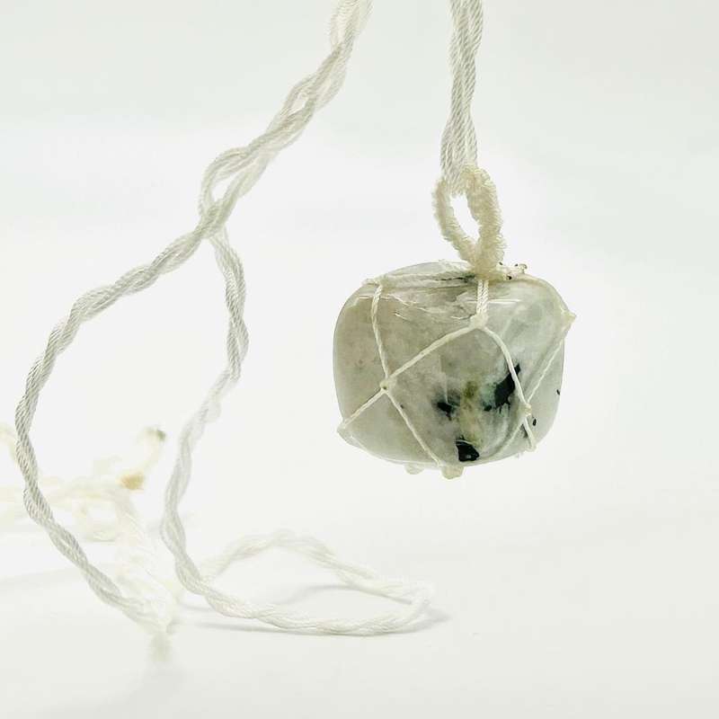 Rainbow Moonstone Amulet