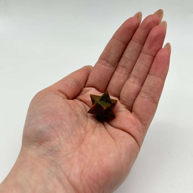 Fertility and Fruition Unakite Merkaba