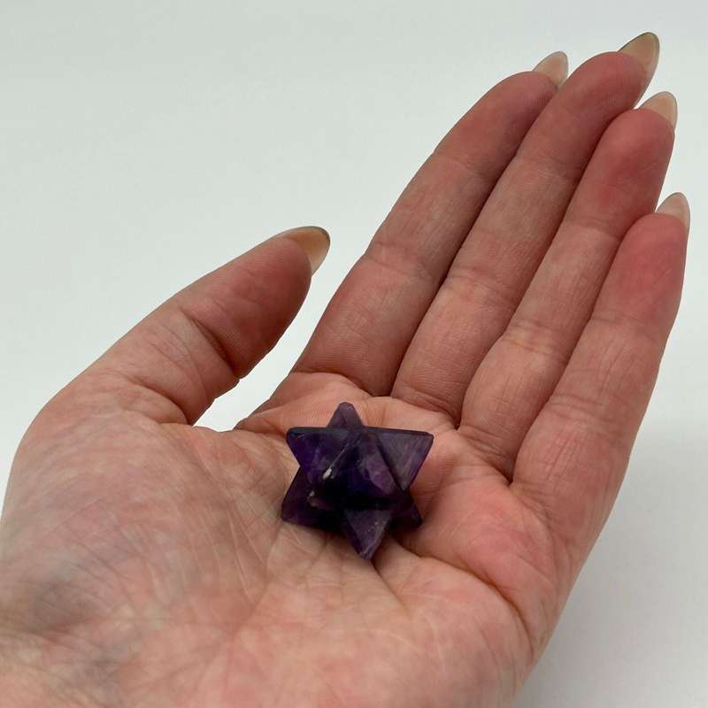 Amethyst Merkaba of Divine Connection