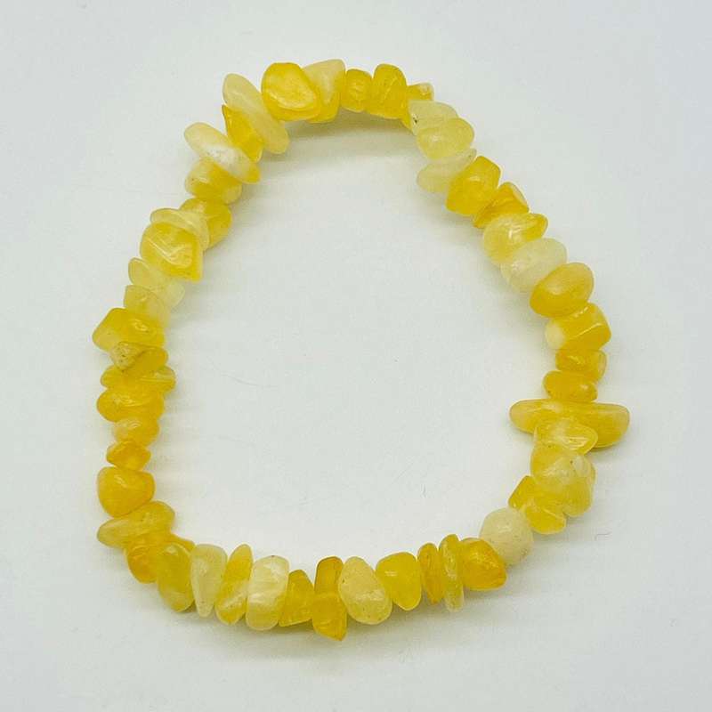 Yellow aventurine Chip Gemstone Bracelet