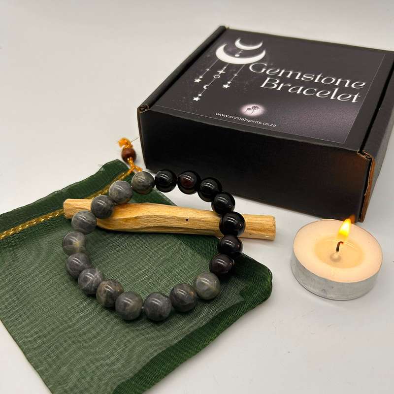 Mens Intuitive Defence Crystal Bracelet