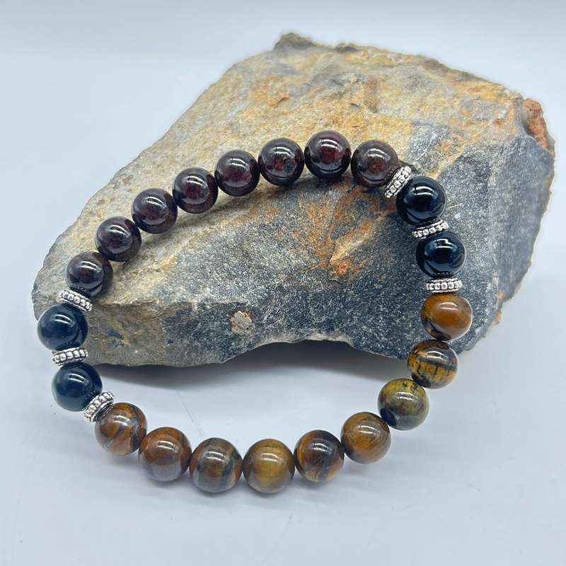 Mens - Money Manifest & Future Prosperity Gemstone Bracelet