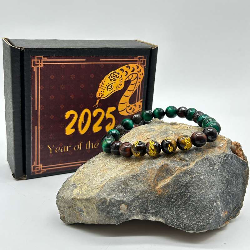 Mens gemstone bracelet - business blessings