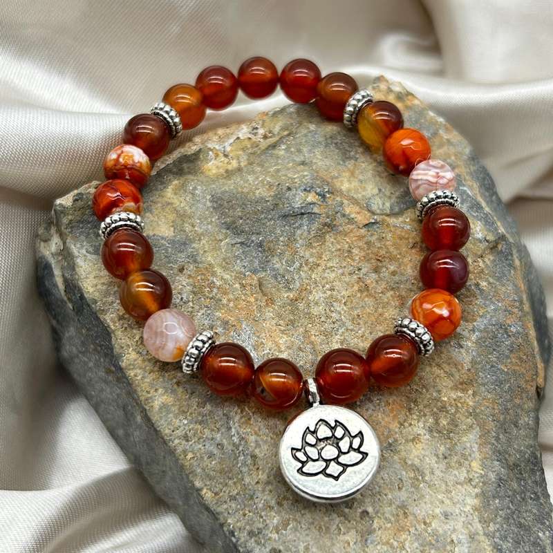 Gemstone bracelet - Fire And Passion Motivator