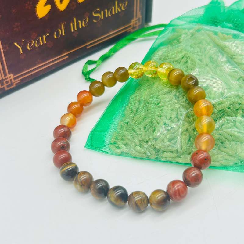 Lucky Money Crystal Gemstone Bracelet