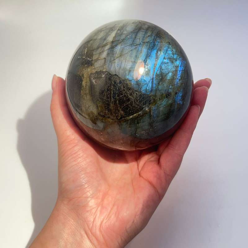 Labradorite Crystal Sphere