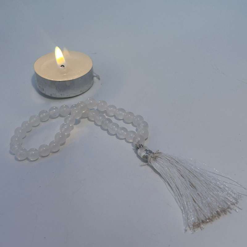 Clear Quartz Crystal Prayer Beads