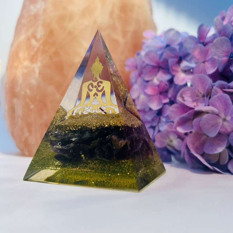 Buddha Bliss Orgonite Pyramid