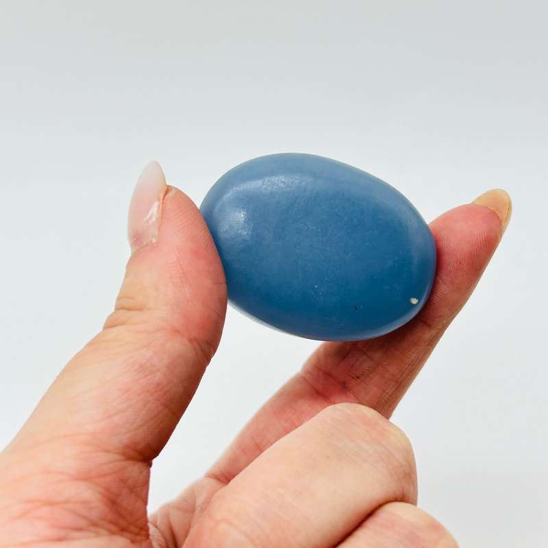 Angelite Worry Stone