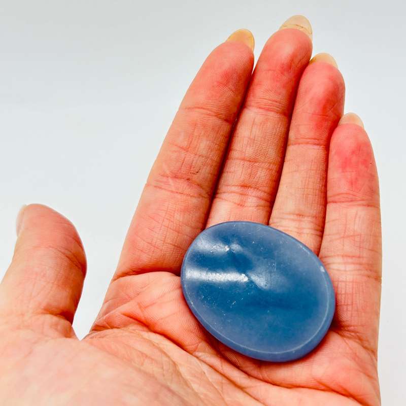 Angelite Worry Stone