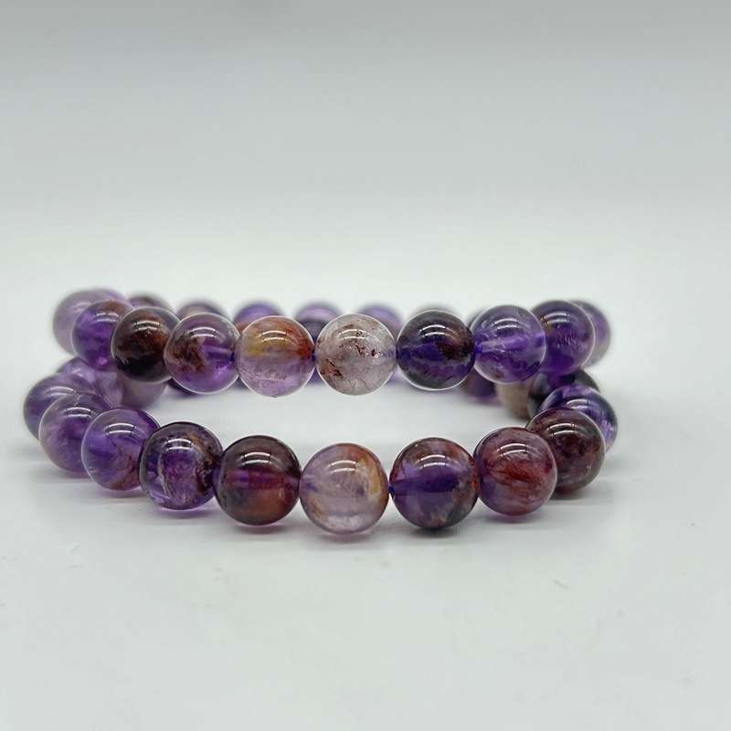 Cacoxenite Genuine Super Seven Crystal Gemstone Bracelet